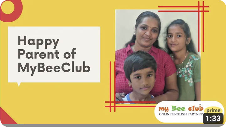 Happy parents of mybeeclub with Interactive phonics lesson video for children 